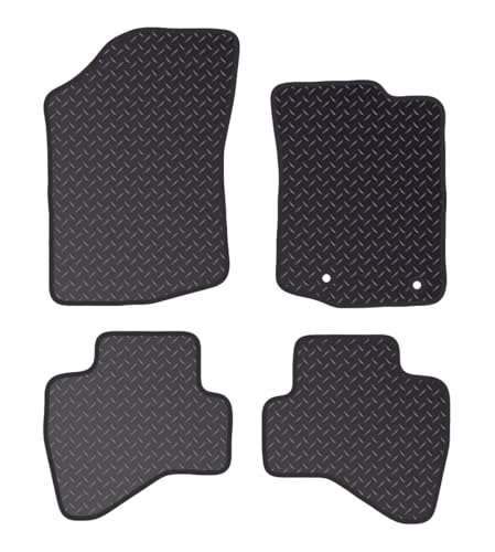 PRIME CAR MAT - Fits CITROEN C1 2014 on - Tailored Car Mats - Waterproof, Non Slip Car Floor Mat, Fitted with Clips & Anti Slip Backing - 4 pcs Floor Mat Set