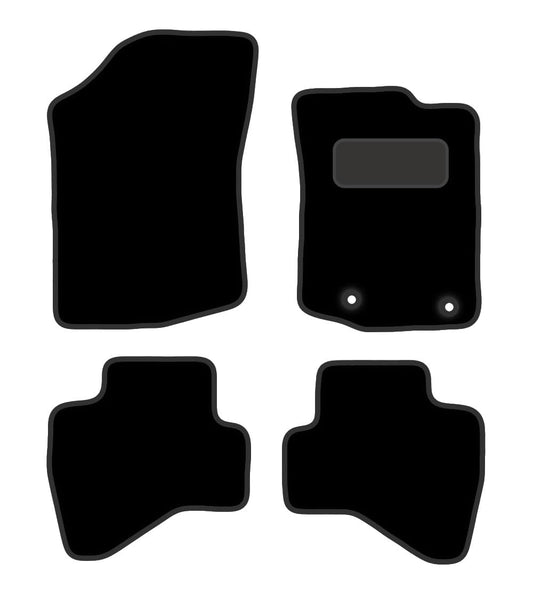 PRIME CAR MAT - Fits CITROEN C1 2014 on - Carpet - Tailored Car Mats - Floor Mat, Fitted With Clips & Granulated Backing - EDGED WITH BLACK NYLON BINDING - 4 pcs Floor Mat Set