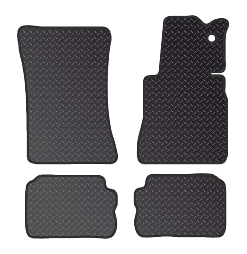 PCM- Car Floor Mats fits for MERCEDES S Class Coupe from (1981-1991) - Tailored Car Mats - Car Floor Mat, with Anti Slip Backing - 4 pcs Floor Mat Set