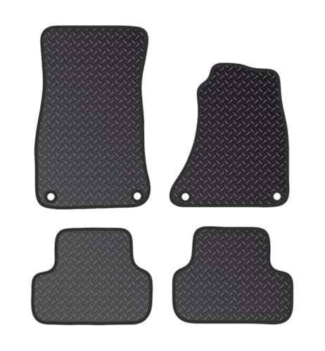PRIME CAR MAT - Fits Audi A5 Sportsback 2007-2016 - Tailored Car Mats - Waterproof, Non Slip Car Floor Mat, Fitted with Clips & Anti Slip Backing - 4 pcs Floor Mat Set