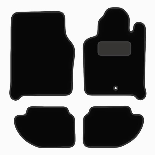 PCM-Car Floor Mats fits for Porche 944 Series 2 from (1982-1992)- Black Premium Carpet - Tailored Car Mats - Car Floor Mat, with Anti Slip Backing - 4 pcs Floor Mat Set with 1 Clips
