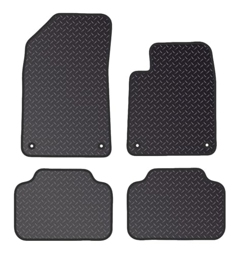 PRIME CAR MAT - Fits CITROEN C6 2006-2012 - Tailored Car Mats - Waterproof, Non Slip Car Floor Mat, Fitted with Clips & Anti Slip Backing - 4 pcs Floor Mat Set