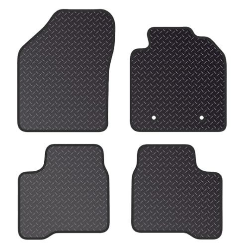 PCM- Car Floor Mats fits for SUZUKI Swift Hybird from 2020 ON - Tailored Car Mats - Car Floor Mat, with Anti Slip Backing - 4 pcs Floor Mat Set with 2 Clips