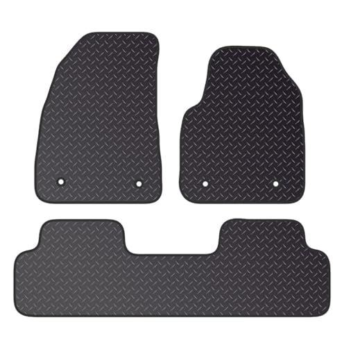 PCM- Car Floor Mats fits for MG 5 from 2020 Present - Tailored Car Mats - Car Floor Mat, with Anti Slip Backing - 4 pcs Floor Mat Set with 4 Clips