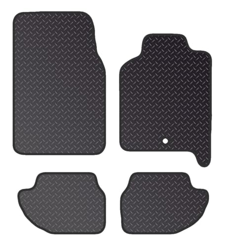 PCM-Car Floor Mats fits for Porche 924 from (1976-1998) - Tailored Car Mats - Car Floor Mat, with Anti Slip Backing - 4 pcs Floor Mat Set with 1 Clips