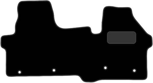 PCM - Carpet Floor Mats Fits for Ford Transit Custom (2024+) [Manual] 4 Clips - 1 Floor Mat Only