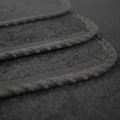 PRIME CAR MAT-Fits Renault Clio From 1998-2005 - Taloried Mats-Floor Mat, Fitted With Clips-EDGED WITH BLACK NYLON BINDING-4 pcs Floor Mat Set with 1 Clip