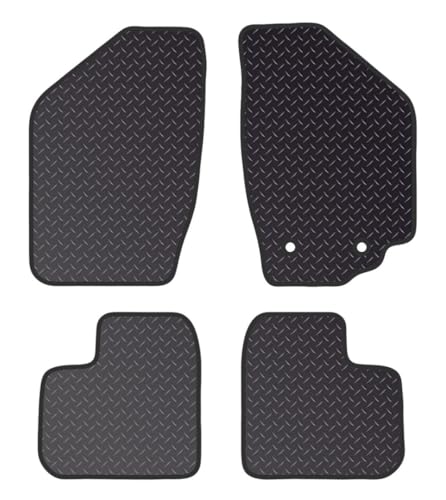 PCM - Car Floor Mats for Suzuki Alto (2004-2009) 2 CLIPS - Tailored Car Mats - Car Floor Mat, with Anti Slip Backing - 4 pcs Floor Mat Set