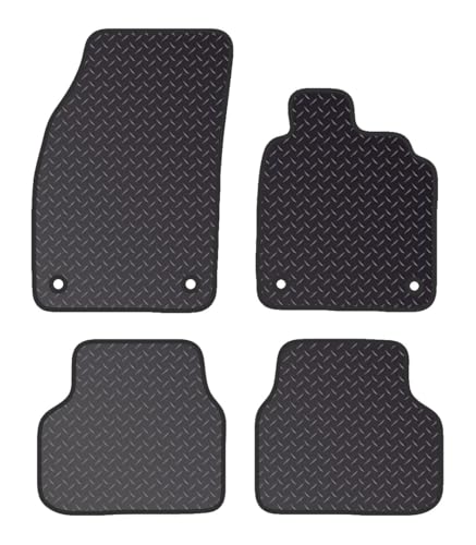 PRIME CAR MAT - Fits AUDI Q4 Etron 2021-Onwards - Tailored Car Mats - Waterproof, Non Slip Car Floor Mat, Fitted with Clips & Anti Slip Backing - 4 pcs Floor Mat Set