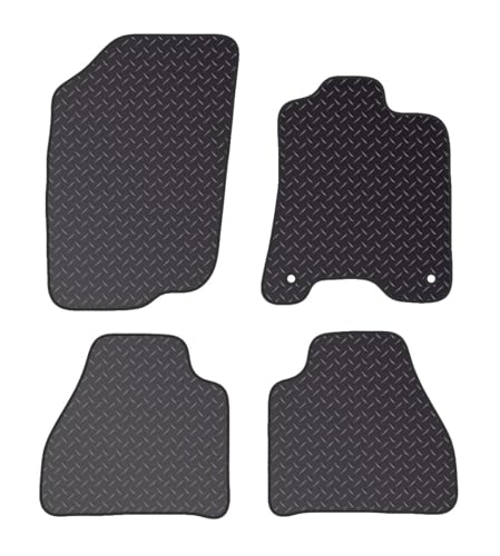 PCM- Car Floor Mats fits for MERCEDES X Class 250D from 2019-Present - Car Floor Mat, with Anti Slip Backing - 4 pcs Floor Mat Set with 2 Clips