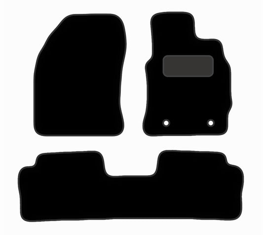 PCM - Car Floor Mats for Auris TAXI (2016 on) 2 CLIPS - Black Premium Carpet - Tailored Car Mats - Car Floor Mat, with Anti Slip Backing - 4 pcs Floor Mat Set