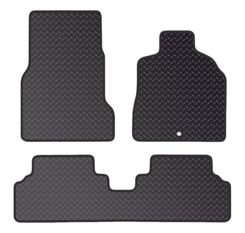 PCM Car Floor Mats for Mercedes A CLASS SWB (1998-2005) 1 CLIP - Tailored Car Mats - Waterproof Car Floor Mat & Anti Slip Backing - 3 pcs Floor Mat Set