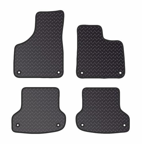 PRIME CAR MAT - Fits AUDI A3 & S3 3 DOORS 2003-2012 - Tailored Car Mats - Waterproof, Non Slip Car Floor Mat, Fitted with Clips & Anti Slip Backing - 4 pcs Floor Mat Set