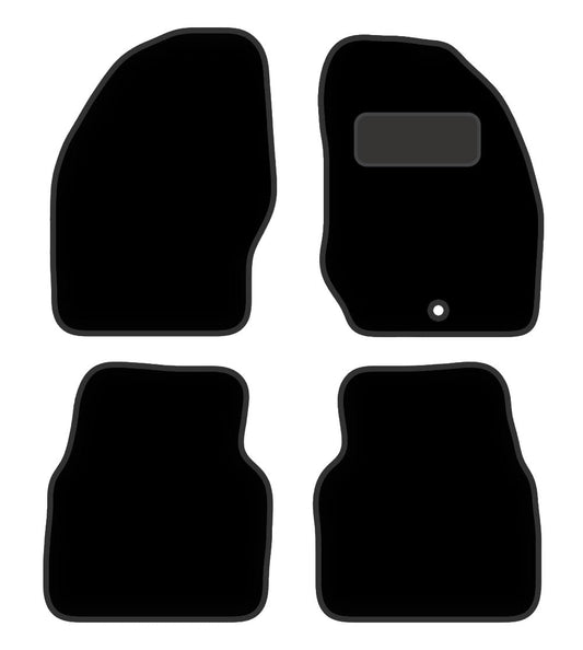 PCM - Car Floor Mats for Suzuki Baleno (1995-2002) 1 CLIPS - Black Carpet - Tailored Car Mats - Car Floor Mat, with Anti Slip Backing - 4 pcs Floor Mat Set