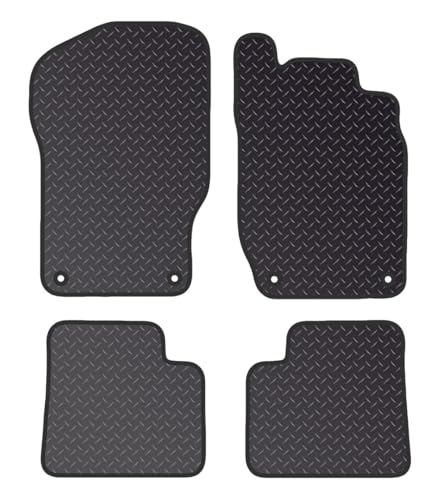 PRIME CAR MAT - Car Floor Mats fits for MERCEDES ML from (2005-2012) - Tailored Car Mats - Car Floor Mat, with Anti Slip Backing - 4 pcs Floor Mat Set with 4 Clips