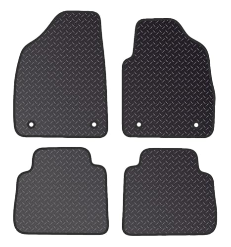 PCM- Car Floor Mats fits for MG HS Manual from 2019 Present - Tailored Car Mats - Car Floor Mat, with Anti Slip Backing - 4 pcs Floor Mat Set with 4 Clips