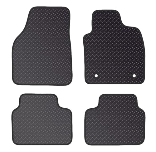 PCM- Car Floor Mats fits for MG 3 HYBRID from 2024 on - Tailored Car Mats - Car Floor Mat, with Anti Slip Backing - 4 pcs Floor Mat Set with 2 Clips