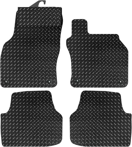 PRIME CAR MAT - Fits SKODA Octavia 2013-2020 - Tailored Car Mats - Waterproof, Non Slip Car Floor Mat, Fitted with Clips & Anti Slip Backing - 4 pcs Floor Mat Set