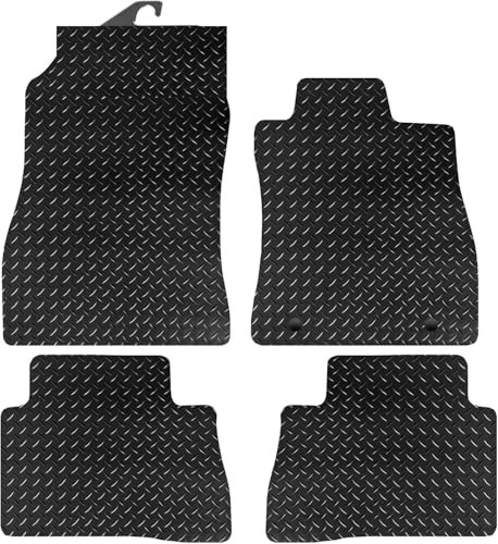 PRIME CAR MAT - Fits Nissan Juke 2010-2019 - Tailored Car Mats - Waterproof, Non Slip Car Floor Mat, Fitted with Clips & Anti Slip Backing - 4 pcs Floor Mat Set