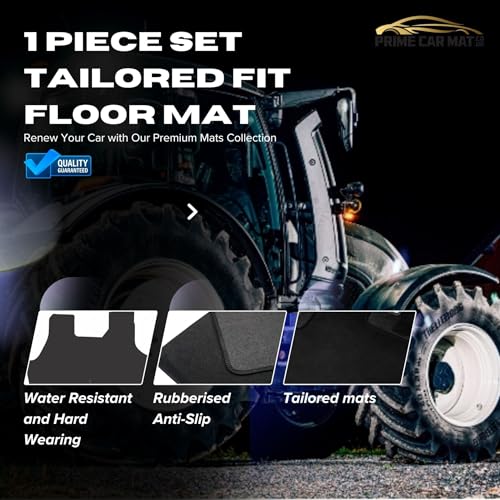 Tractor Mat - New-Holland T7 Series (A T7.210) - | Tractor Floor Mat, Fitted With Granulated Backing, Edged With Black Nylon Binding - 1Pc Floor Mat Only
