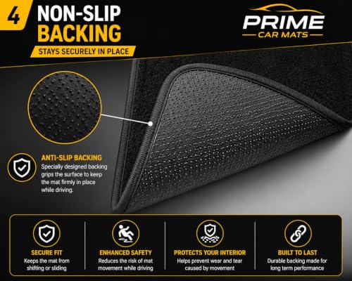 Universal Heavy Duty Boot Mat for Cars, SUVs & Vans | Trim to Fit Waterproof Cargo Liner | Anti-Slip Boot Floor Protector | Easy Clean All Weather Trunk Mat for Mud, Pets