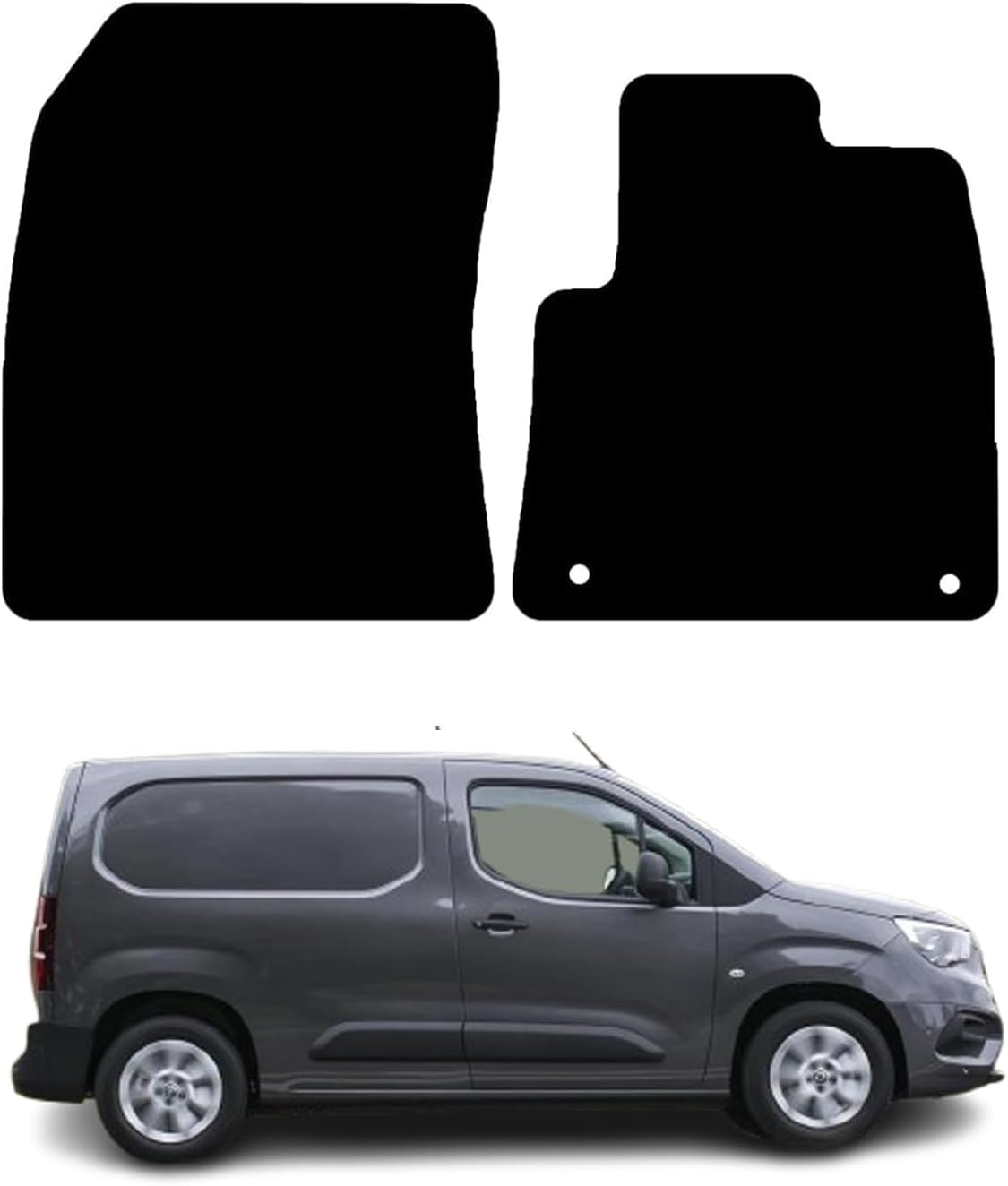 PRIME CAR MAT Vauxhall Combo Van Front 2019 on - Tailored Van Mats