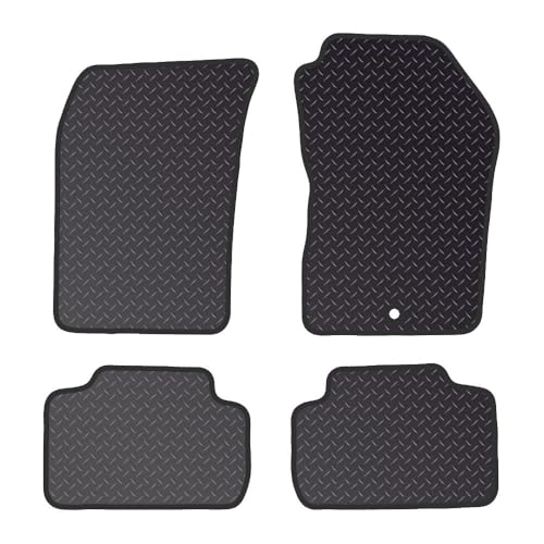 PRIME CAR MAT - R-O-M-E-O A-L-F-A GT 2004-2010 - Tailored Car Mats - Waterproof, Non Slip Car Floor Mat - 4 pcs Floor Mat Set with 1 Clips