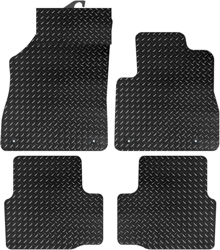 PRIME CAR MAT - Fits Vauxhall Astra K 2015 Onwards - Black - Anti Slip Tailored Car Mats - Waterproof Car Floor Mat, with Anti Slip Backing - 4 pcs Floor Mat Set with 8 Clips
