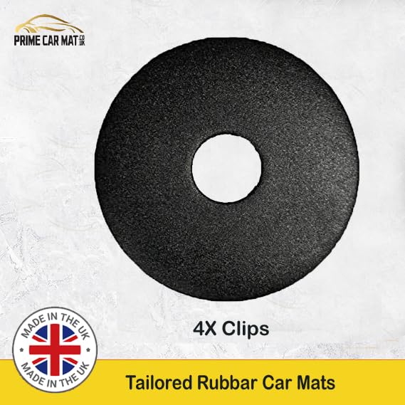 Car Mats - Compatible with VW Polo 2018-Onwards - Tailored Car Mats Waterproof, Non Slip Car Floor Mat - 4 Floor Mat Set With 4 Clips