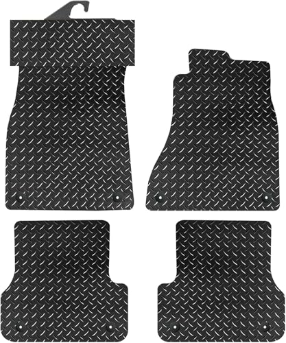 PRIME CAR MAT - Fits AUDI A6 2011-2018 - Tailored Car Mats - Floor Mat, with Anti Slip Backing - 4 pcs Floor Mat Set