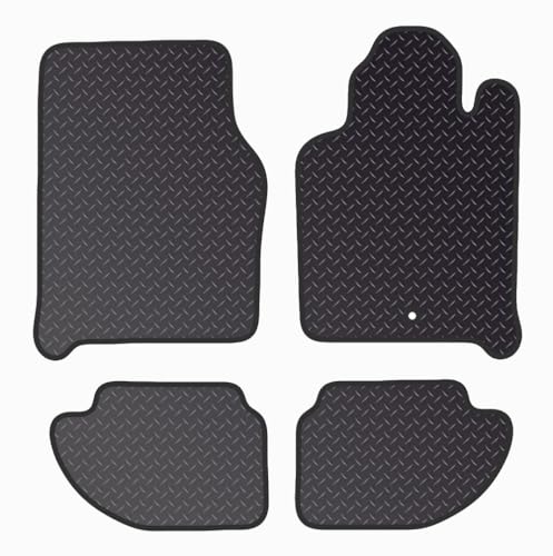 PCM-Car Floor Mats fits for Porche 944 Series 2 from (1982-1992) - Tailored Car Mats - Car Floor Mat, with Anti Slip Backing - 4 pcs Floor Mat Set with 1 Clips