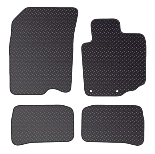 PRIME CAR MAT - Car Floor Mats fits for SUZUKI Vitara from 2015 ON - Tailored Car Mats - Car Floor Mat, with Anti Slip Backing - 4 pcs Floor Mat Set with 2 Clips