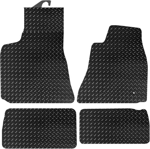 PRIME CAR MAT - Fits CHRYSLER 300C 2005-2010 SALOON - Tailored Car Mats - Waterproof, Non Slip Car Floor Mat, Fitted with Clips & Anti Slip Backing - 4 pcs Floor Mat Set
