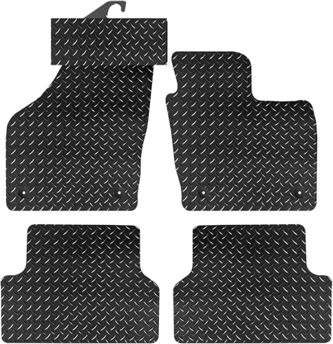 PRIME CAR MAT - Fits Audi Q3 2012-2018 - Tailored Car Mats - Floor Mat, with Anti Slip Backing - 4 pcs Floor Mat Set