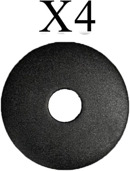 PCM - Fits AUDI A1 2010-2019 - Black Standard Rubber 3MM 4 Pc Floor Mats Only