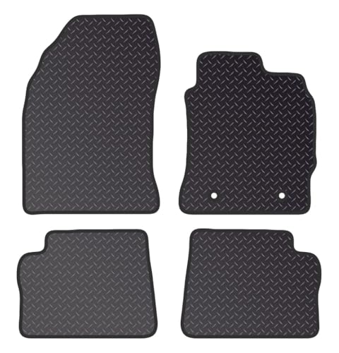 PRIME CAR MAT - Car Floor Mats for Auris Tourer (2016 on) 2 CLIPS - Tailored Car Mats - Car Floor Mat, with Anti Slip Backing - 4 pcs Floor Mat Set