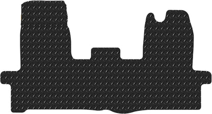 PCM - Tailored Fit Mats - Floor Mats for the Ford Transit 2014-2016 - Black Standard Rubber 3MM - 1 Piece Front
