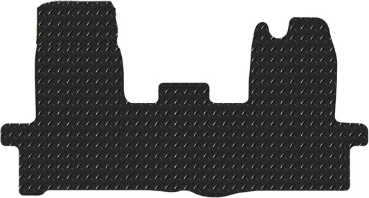 PCM - Tailored Fit Mats - Floor Mats for the Ford Transit 2014-2016 - Black Standard Rubber 3MM - 1 Piece Front