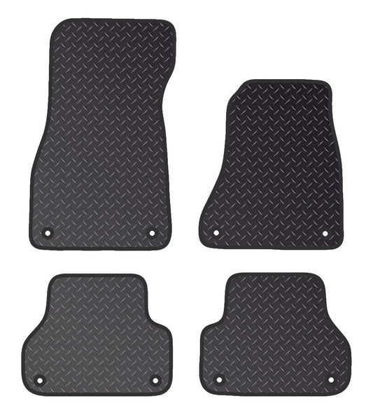 PRIME CAR MAT - Fits AUDI A5 Sportback 2016 On - Heavy Duty Rubber 5mm - Tailored Car Mats - Waterproof, Non Slip Car Floor Mat, Fitted with Clips & Anti Slip Backing - 4 pcs Floor Mat Set