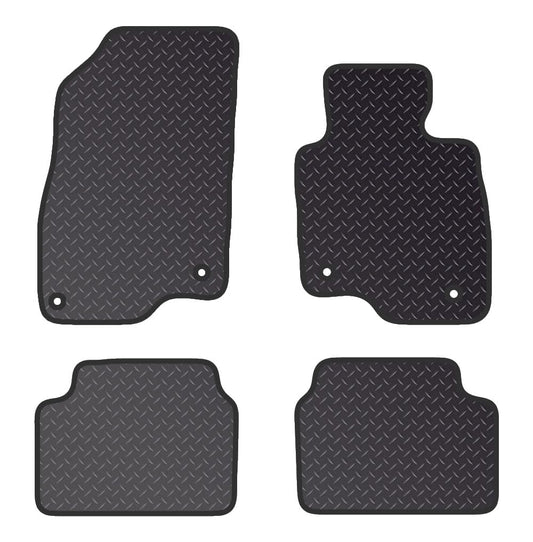 PRIME CAR MAT - Fits AUDI A3-S3-RS3 2020-Onwards - Heavy Duty Rubber 5mm - Tailored Car Mats - Waterproof, Non Slip Car Floor Mat, Fitted with Clips & Anti Slip Backing - 4 pcs Floor Mat Set