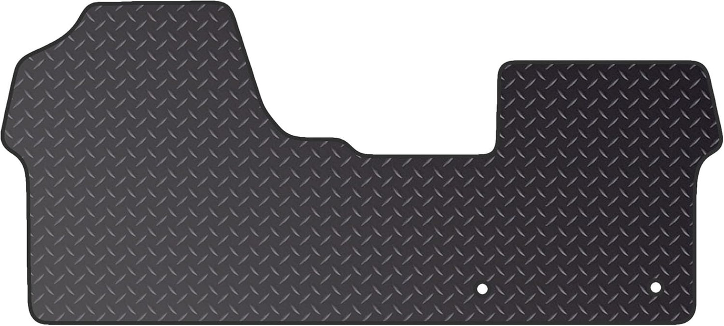 PCM - Tailored Mats - Vauxhall Vivaro (2019+) - Black Standard Rubber 3MM - 1 Pc Floor Mat