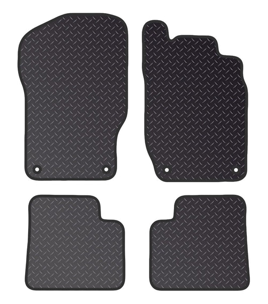 PCM- Car Floor Mats fits for MERCEDES ML from (2005-2012)- Black Heavy Duty Rubber 5mm - Tailored Car Mats - Car Floor Mat, with Anti Slip Backing - 4 pcs Floor Mat Set with  4 Clips
