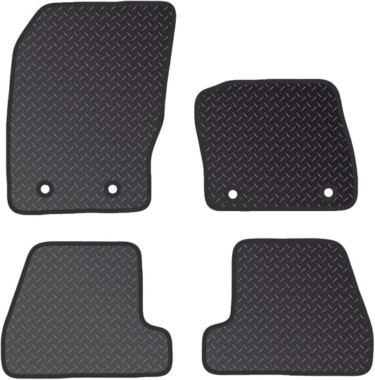 PCM - Fits Ford Focus March 2015-2017 -  4 Pc Floor Mat & 4 Clips