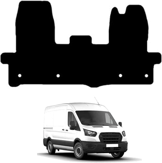 PCM - Fits FORD Transit 2016-ON - Black Premium Carpet - 1 Pc Floor Mats