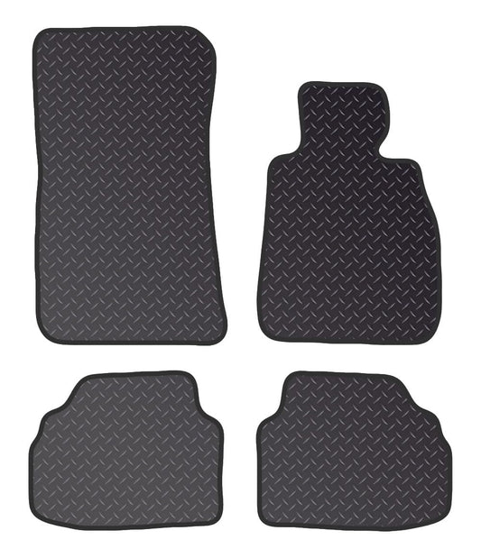 PRIME CAR MAT - Fits BMW 3 Series E92 COUPE 2006-2013 - Standard Rubber 3mm - Tailored Car Mats - Waterproof, Non Slip Car Floor Mat, Fitted with Clips & Anti Slip Backing - 4 pcs Floor Mat Set