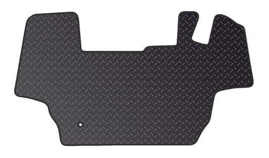 Tractor Mat - Fendt 700 Series (AA17) - Black Standard Rubber | Waterproof Tractor Floor Mat, Fitted With Anti Slip Backing, Edged With Black Nylon Binding - 1Pc Floor Mat Only