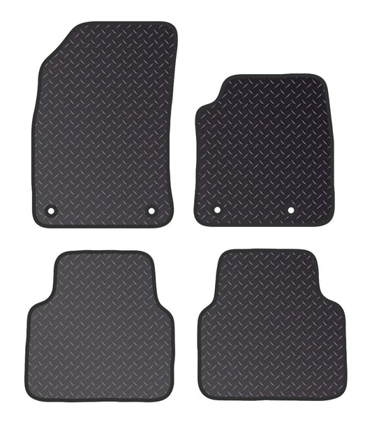 PRIME CAR MAT - Fits CITROEN C3 2017-Onwards AIRCROSS - Heavy Duty Rubber 5mm - Tailored Car Mats - Waterproof, Fitted with Clips & Anti Slip Backing - 4 pcs Floor Mat Set