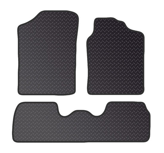 PRIME CAR MAT - Fits CITROEN Berlingo Multispace 1994-2008 - Heavy Duty Rubber 5mm - Tailored Car Mats - Waterproof, Fitted with Clips & Anti Slip Backing - 4 pcs Floor Mat Set
