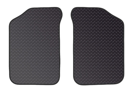 PCM- Car Floor Mats fits for MG TF  from (2000-2005)- Black Heavy Duty Rubber 5mm - Tailored Car Mats - Car Floor Mat, with Anti Slip Backing - 2 pcs Floor Mat Set with  0 Clips