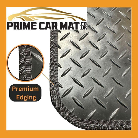 PCM - Ford Fiesta (2011-2017) Car Floor Mats - 4 Pc Floor Mat, 2 Clips - Black